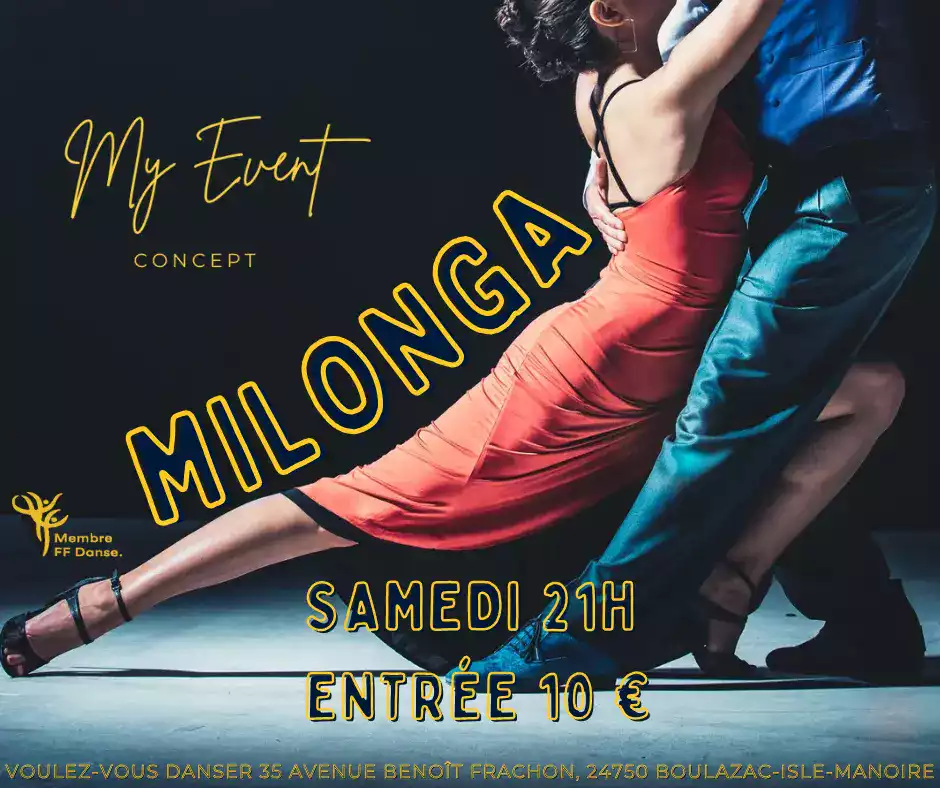 My Event Concept - Cours de danse, évènements dansants et animation à Coulounieix-Chamiers, photo milonga evenement